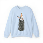 A person working hard to better his/herself - Self-Made Sweatshirt Heavy Blend™ Crewneck - woman #11 - Breakthrough Collection