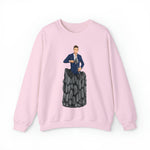 A person working hard to better his/herself - Self-Made Sweatshirt Heavy Blend™ Crewneck - Man #5 - Breakthrough Collection