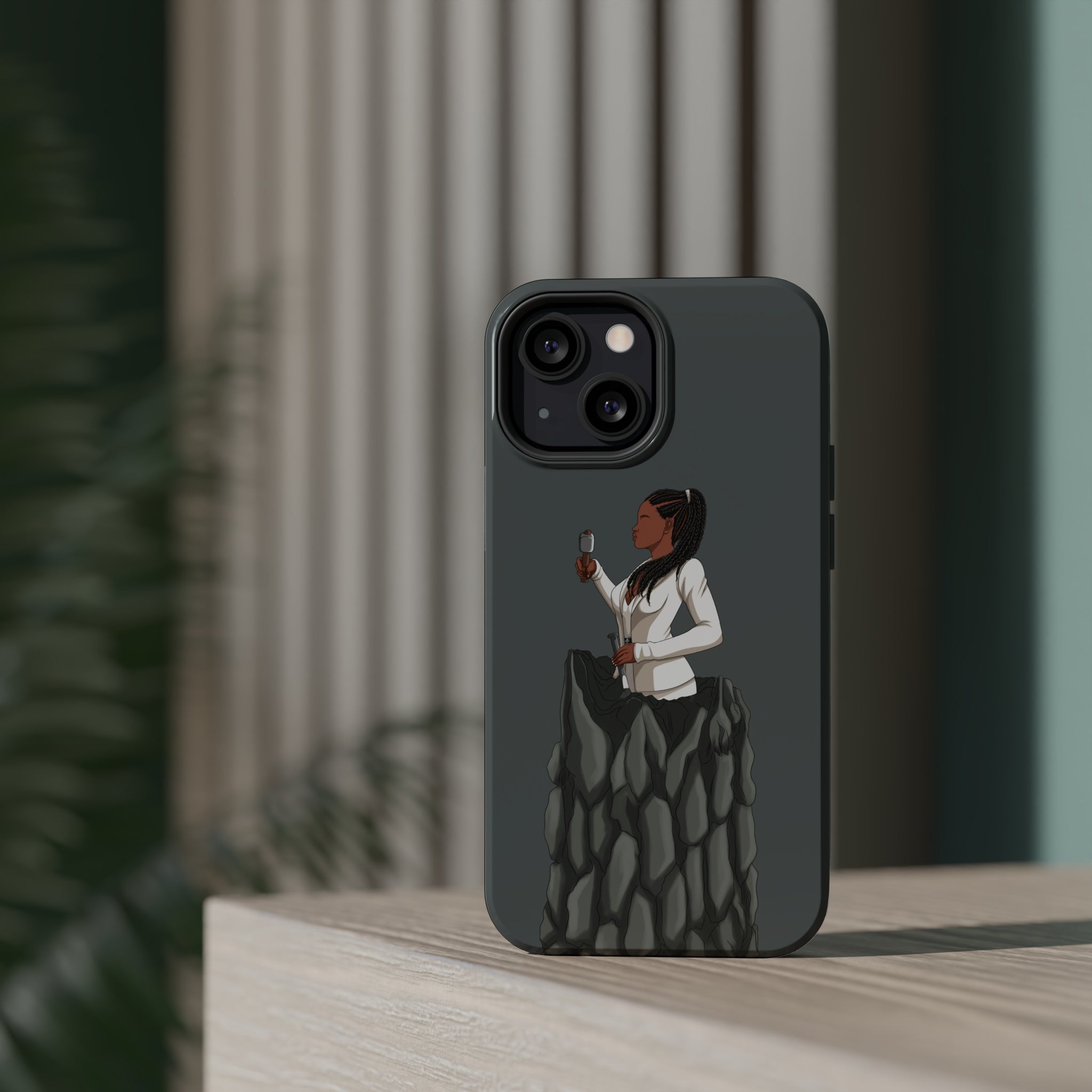 A person working hard to better his/herself - MagSafe Tough Case - self-made woman #4 - Breakthrough Collection