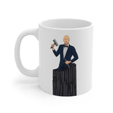 A person working hard to better his/herself - Ceramic Mug 11oz - Self-Made Man #16