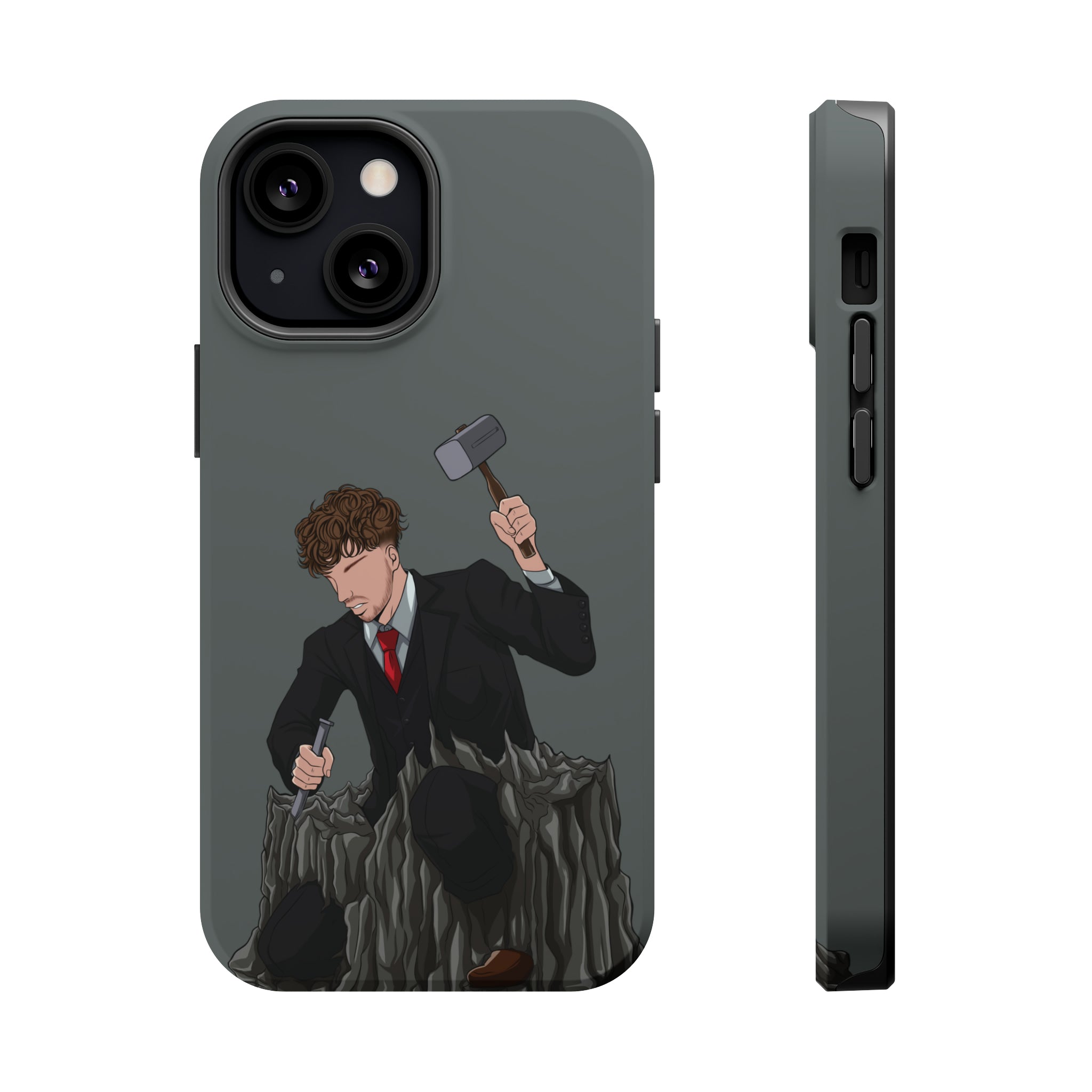 A person working hard to better his/herself - MagSafe Tough Case - Man #17 - Breakthrough Collection