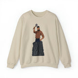 A person working hard to better his/herself - Self-Made Sweatshirt Heavy Blend™ Crewneck - Man #9 - Breakthrough Collection