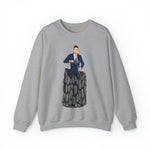 A person working hard to better his/herself - Self-Made Sweatshirt Heavy Blend™ Crewneck - Man #5 - Breakthrough Collection