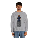 A person working hard to better his/herself - Self-Made Sweatshirt Heavy Blend™ Crewneck - woman #9 - Breakthrough Collection