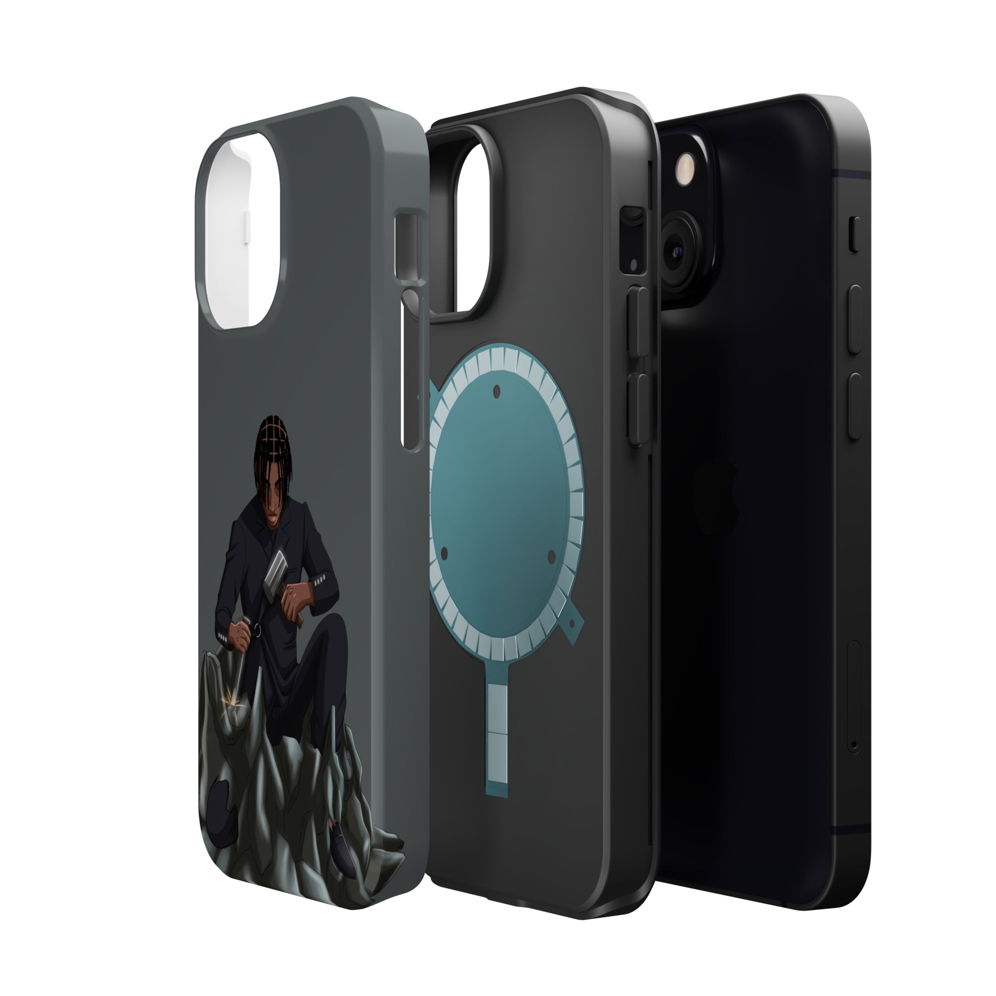 A person working hard to better his/herself - MagSafe Tough Case - Self-Made Man #13 - Breakthrough Collection