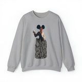 A person working hard to better his/herself - Self-Made Sweatshirt Heavy Blend™ Crewneck - woman #10 - Breakthrough Collection