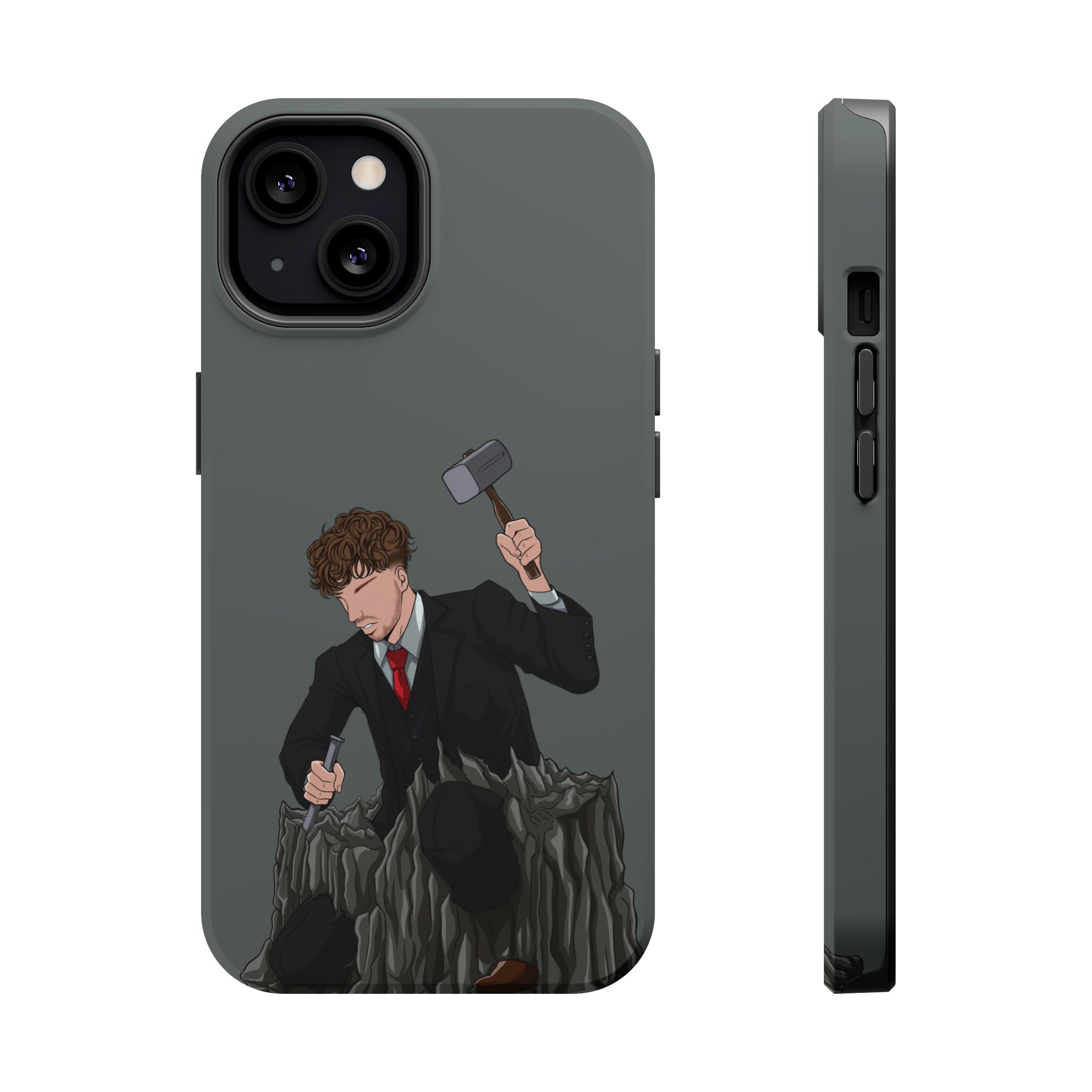 A person working hard to better his/herself - MagSafe Tough Case - Man #17 - Breakthrough Collection