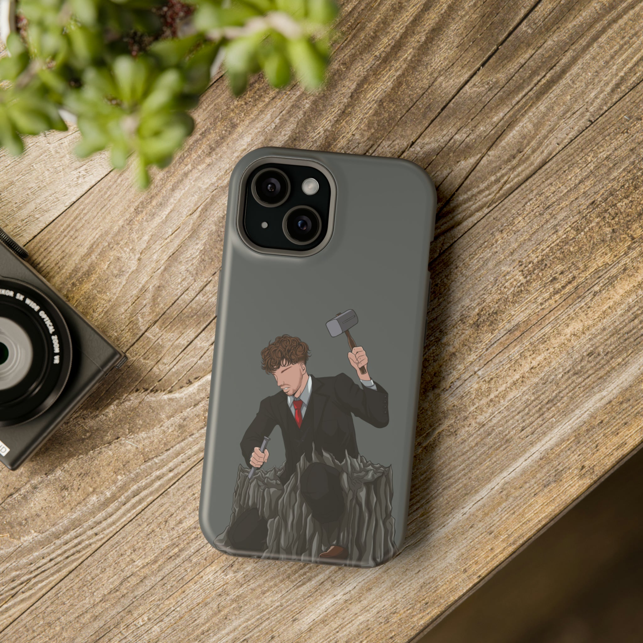 A person working hard to better his/herself - MagSafe Tough Case - Man #17 - Breakthrough Collection