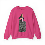 A person working hard to better his/herself - Self-Made Sweatshirt Heavy Blend™ Crewneck - woman #8 - Breakthrough Collection