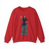 A person working hard to better his/herself - Self-Made Sweatshirt Heavy Blend™ Crewneck - woman #9 - Breakthrough Collection