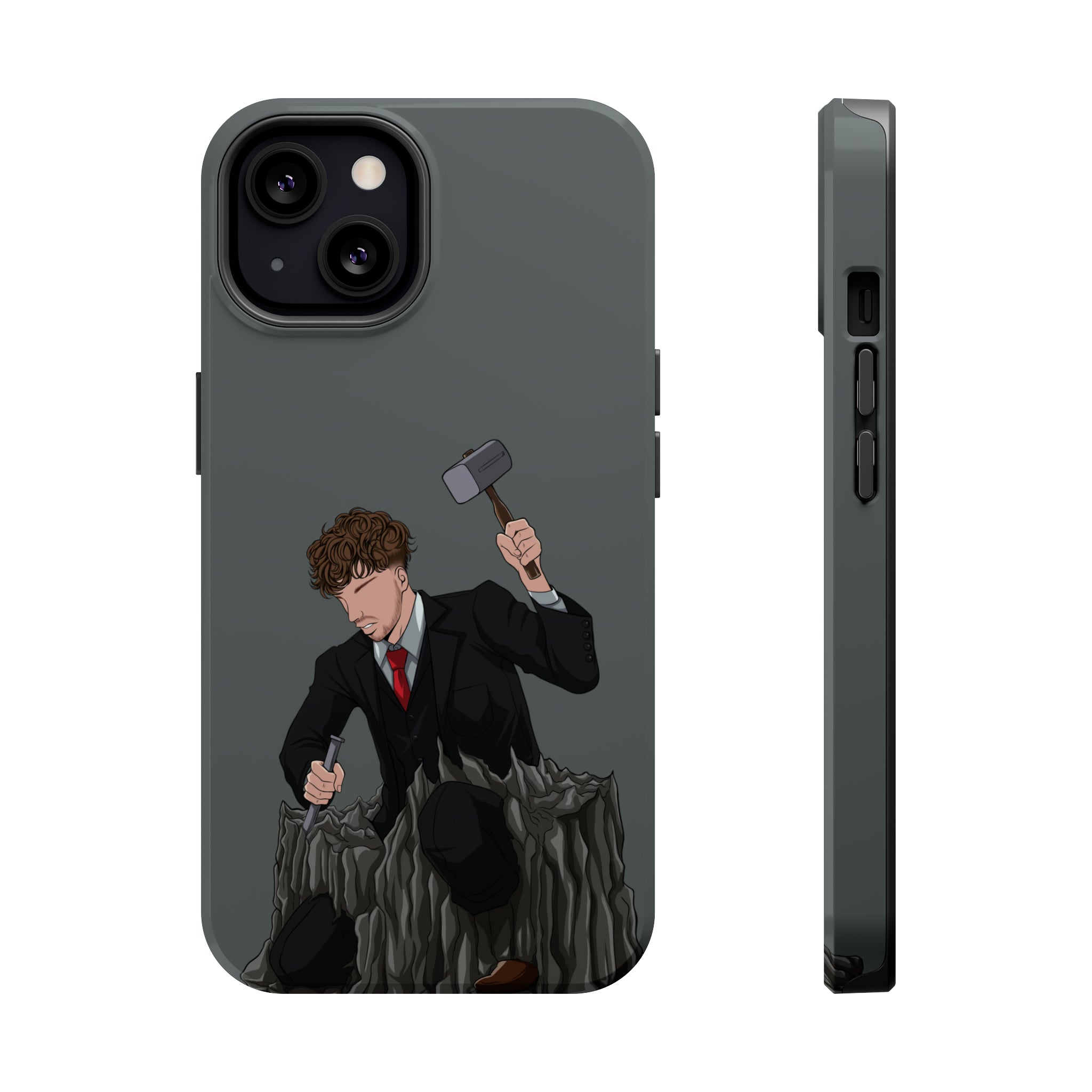 A person working hard to better his/herself - MagSafe Tough Case - Man #17 - Breakthrough Collection