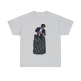 A person working hard to better his/herself - Heavy Cotton Self-Made T-shirt - Self-Made Man #4 - Breakthrough Collection