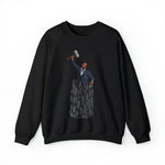 A person working hard to better his/herself - Self-Made Sweatshirt Heavy Blend™ Crewneck - Man #1 - Breakthrough Collection
