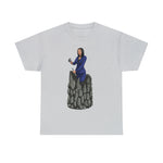 A person working hard to better his/herself - Heavy Cotton Self-Made T-shirt - self-made woman #2 - Breakthrough Collection