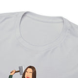 A person working hard to better his/herself - Heavy Cotton Self-Made T-shirt - self-made woman #5 - Breakthrough Collection