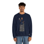 A person working hard to better his/herself - Self-Made Sweatshirt Heavy Blend™ Crewneck - woman #9 - Breakthrough Collection