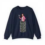 A person working hard to better his/herself - Self-Made Sweatshirt Heavy Blend™ Crewneck - woman #13 - Breakthrough Collection