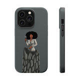 A person working hard to better his/herself - MagSafe Tough Case - self-made woman #6 - Breakthrough Collection