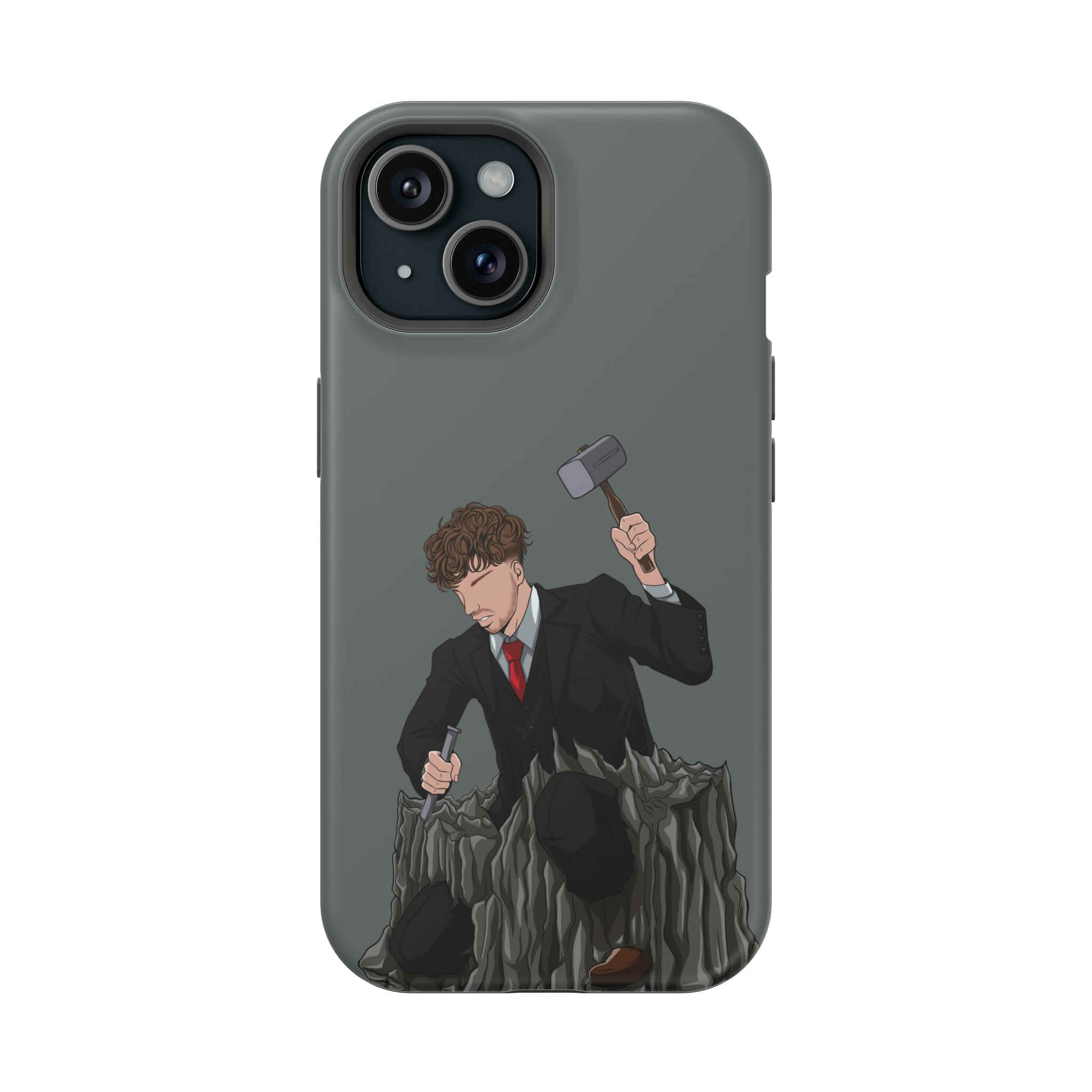 A person working hard to better his/herself - MagSafe Tough Case - Man #17 - Breakthrough Collection