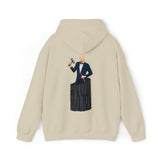 A person working hard to better his/herself - Heavy Blend™ Self-Made Hoodie - Man #16