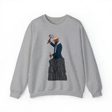 A person working hard to better his/herself - Self-Made Sweatshirt Heavy Blend™ Crewneck - Man #7 - Breakthrough Collection