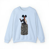 A person working hard to better his/herself - Self-Made Sweatshirt Heavy Blend™ Crewneck - woman #10 - Breakthrough Collection