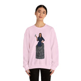 A person working hard to better his/herself - Self-Made Sweatshirt Heavy Blend™ Crewneck - woman #9 - Breakthrough Collection