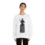 A person working hard to better his/herself - Self-Made Sweatshirt Heavy Blend™ Crewneck - woman #9 - Breakthrough Collection