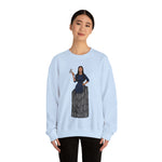 A person working hard to better his/herself - Self-Made Sweatshirt Heavy Blend™ Crewneck - woman #9 - Breakthrough Collection