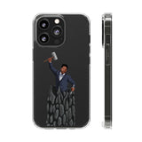 A person working hard to better his/herself - Clear Case - Self-Made Man #1 - Breakthrough Collection