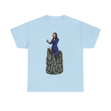 A person working hard to better his/herself - Heavy Cotton Self-Made T-shirt - self-made woman #2 - Breakthrough Collection