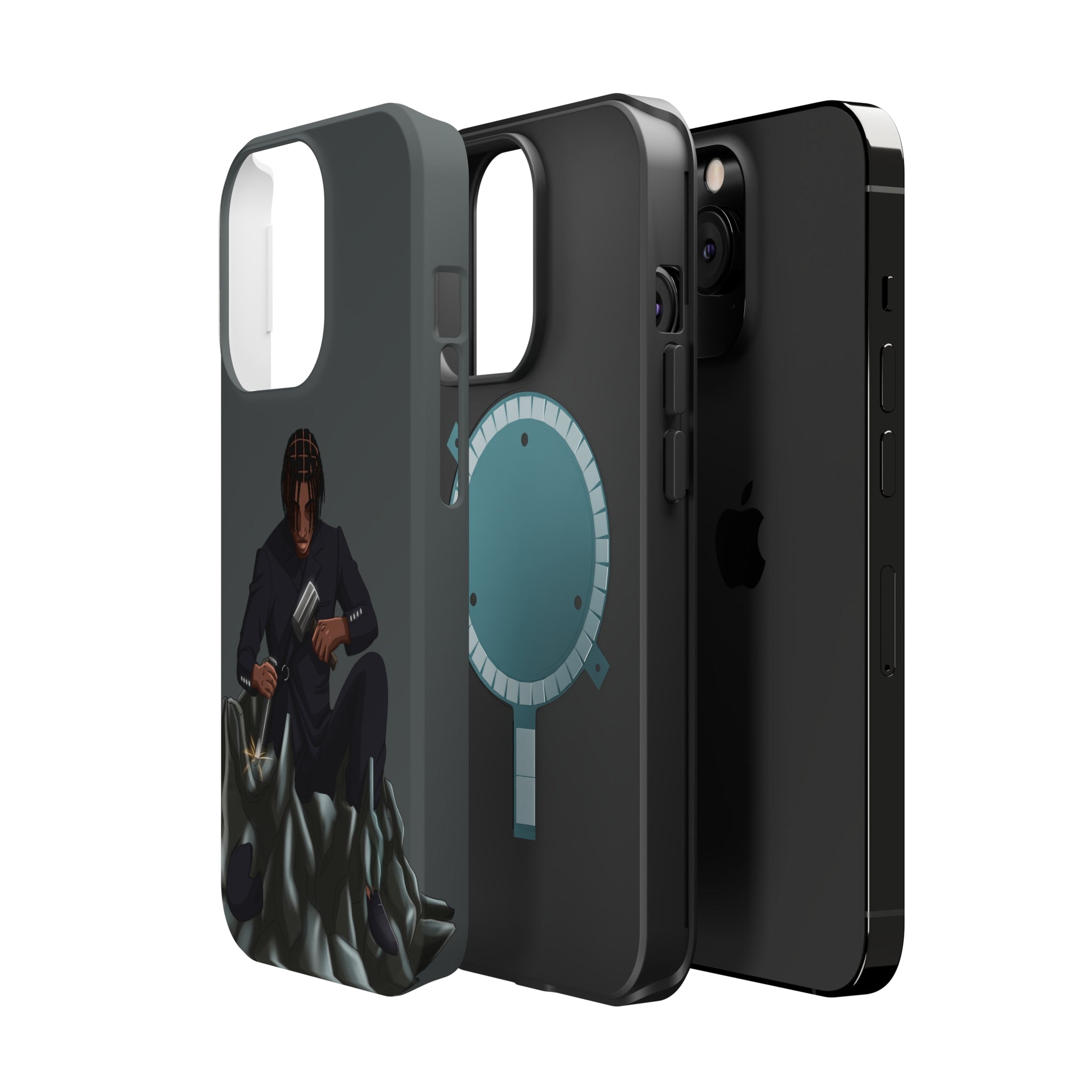 A person working hard to better his/herself - MagSafe Tough Case - Self-Made Man #13 - Breakthrough Collection