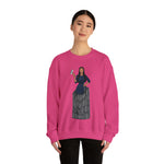 A person working hard to better his/herself - Self-Made Sweatshirt Heavy Blend™ Crewneck - woman #9 - Breakthrough Collection