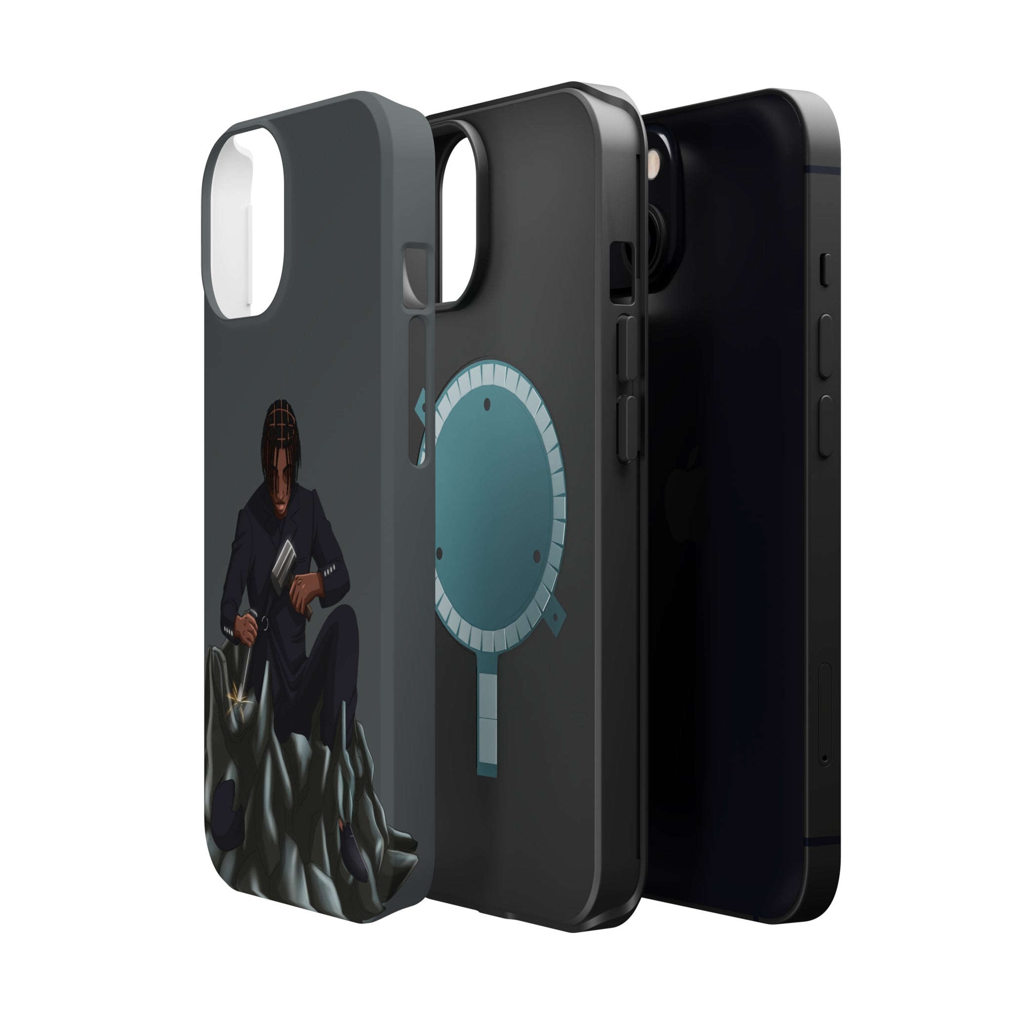 A person working hard to better his/herself - MagSafe Tough Case - Self-Made Man #13 - Breakthrough Collection