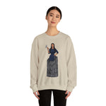 A person working hard to better his/herself - Self-Made Sweatshirt Heavy Blend™ Crewneck - woman #9 - Breakthrough Collection