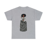 A person working hard to better his/herself - Heavy Cotton Self-Made T-shirt - self-made woman #6 - Breakthrough Collection