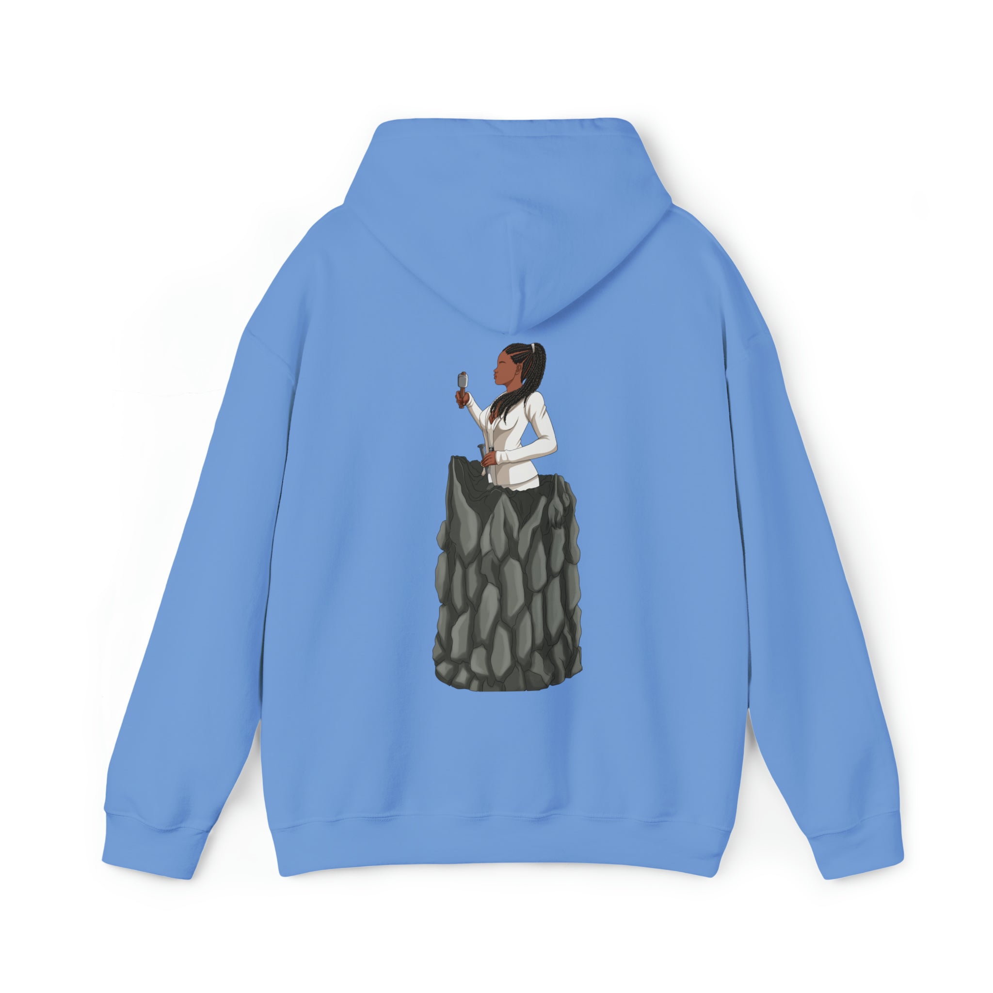 A person working hard to better his/herself - Heavy Blend™ Self-Made Hoodie - woman #4 - Breakthrough Collection