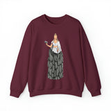 A person working hard to better his/herself - Self-Made Sweatshirt Heavy Blend™ Crewneck - woman #11 - Breakthrough Collection
