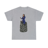 A person working hard to better his/herself - Heavy Cotton Self-Made T-shirt - self-made woman #2 - Breakthrough Collection