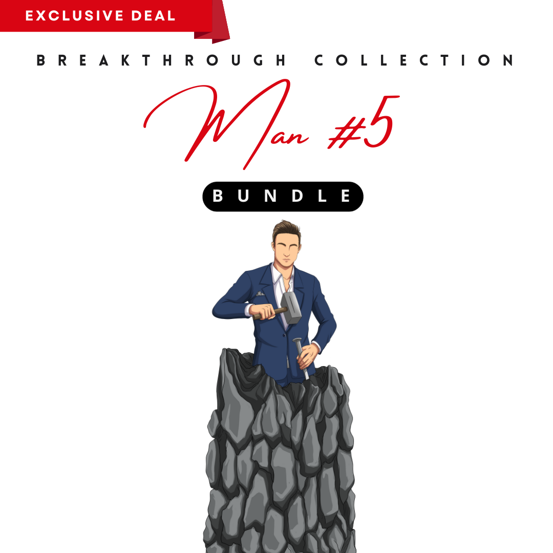 A person working hard to better his/herself - Man #5 Bundle - Breakthrough Collection
