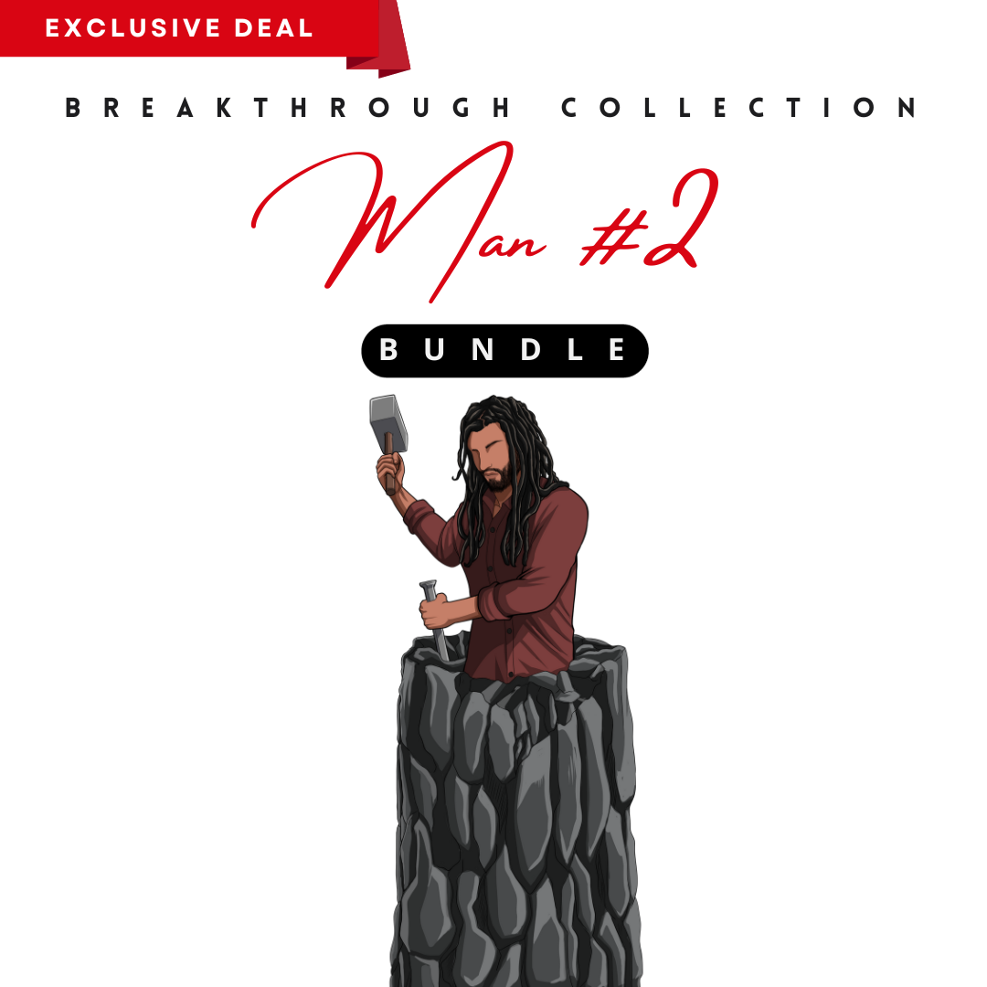 A person working hard to better his/herself - Man #2 Bundle - Breakthrough Collection