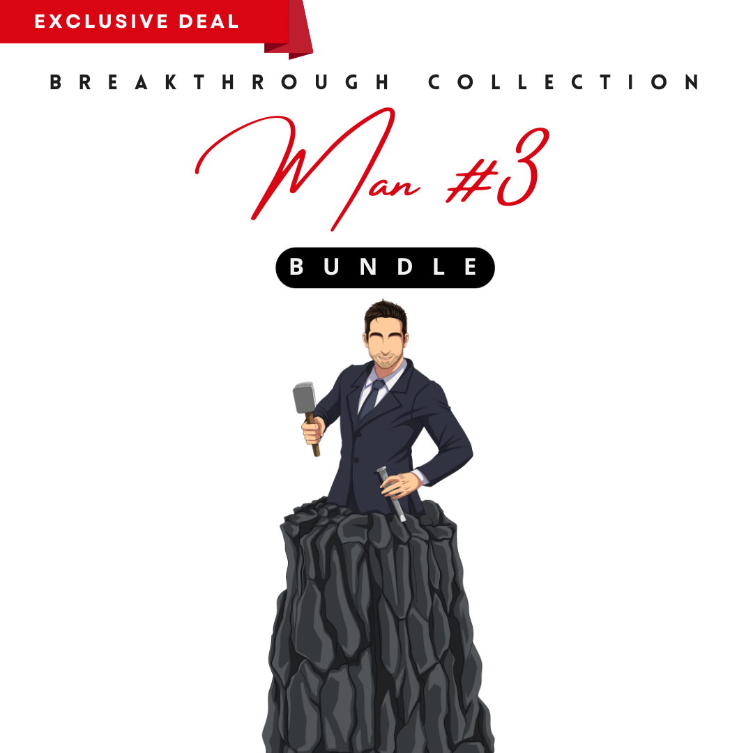 A person working hard to better his/herself - Man #3 Bundle - Breakthrough Collection